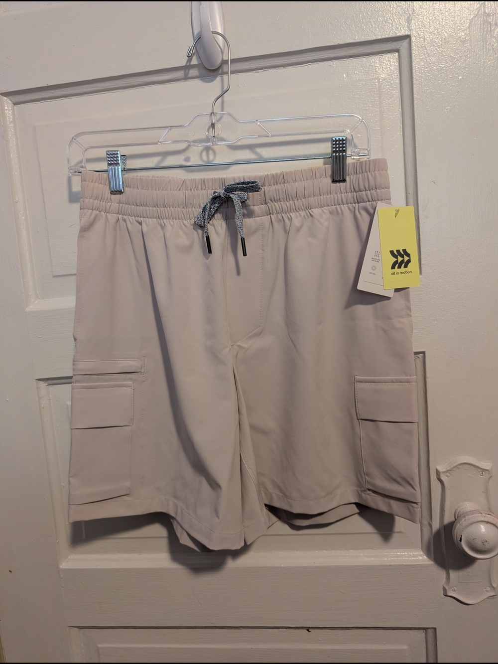 Summer Outdoors Hiking Women's Cargo Shorts w Drawstring Grey All In Motion